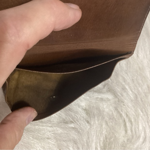 Super Rare Vintage Coach Unisex Wallet w/ Original Care Booklet Buffalo Leather - Picture 8 of 10